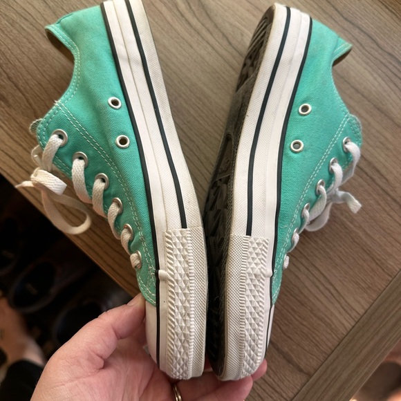 Converse Turquoise All Star Sneakers - Picture 2 of 7